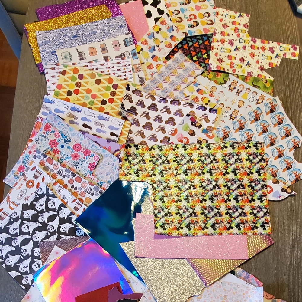 Faux Leather Scraps